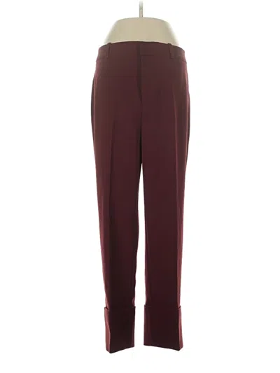 Club Monaco Track Pants In Burgundy