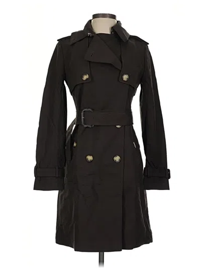 Pre-owned Club Monaco Trenchcoat In Black