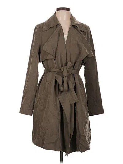 Pre-owned Club Monaco Trenchcoat In Brown