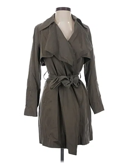Pre-owned Club Monaco Trenchcoat In Gray