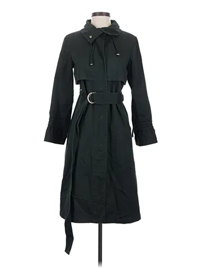 Pre-owned Club Monaco Trenchcoat In Green