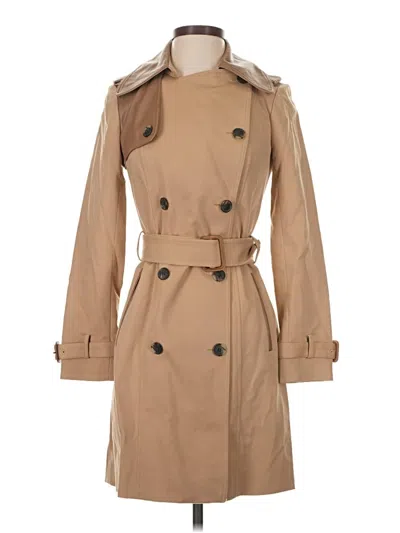 Pre-owned Club Monaco Trenchcoat In Tan
