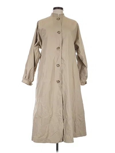 Pre-owned Club Monaco Trenchcoat In Tan