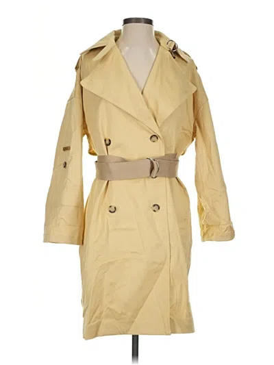 Pre-owned Club Monaco Trenchcoat In Yellow