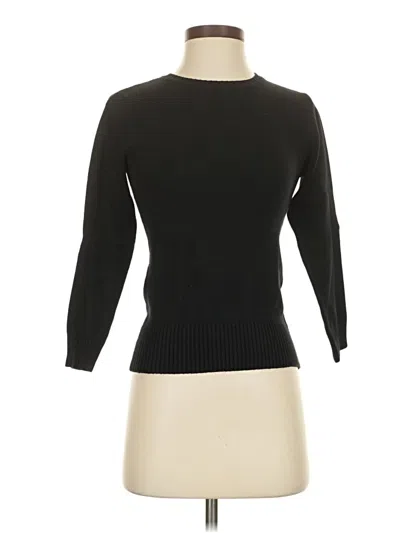 Pre-owned Club Monaco Turtleneck Sweater In Black