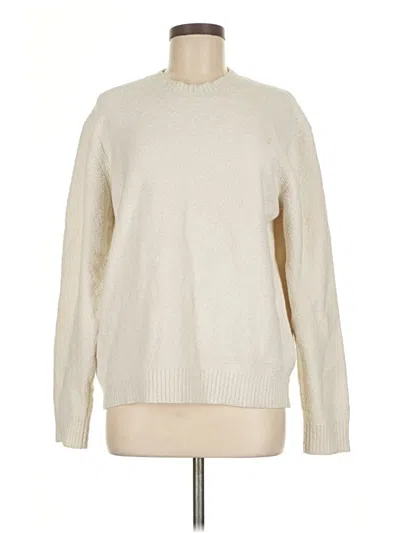 Pre-owned Club Monaco Turtleneck Sweater In Ivory