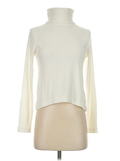 Pre-owned Club Monaco Turtleneck Sweater In Ivory