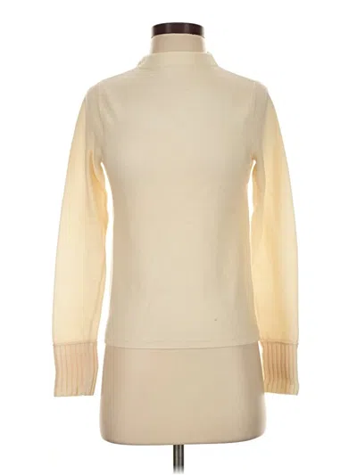 Pre-owned Club Monaco Turtleneck Sweater In Ivory