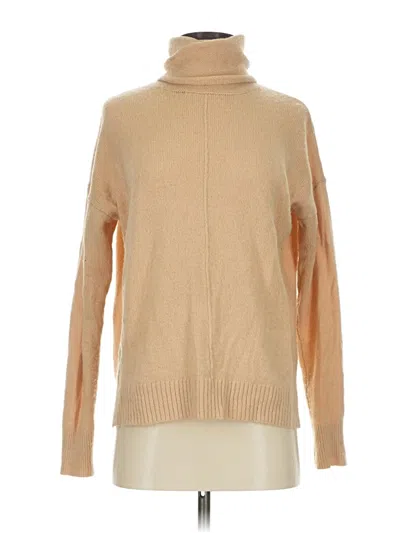 Pre-owned Club Monaco Turtleneck Sweater In Tan