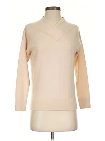Pre-owned Club Monaco Turtleneck Sweater In Tan