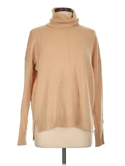 Pre-owned Club Monaco Turtleneck Sweater In Tan
