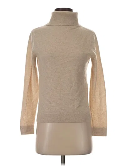 Pre-owned Club Monaco Turtleneck Sweater In Tan