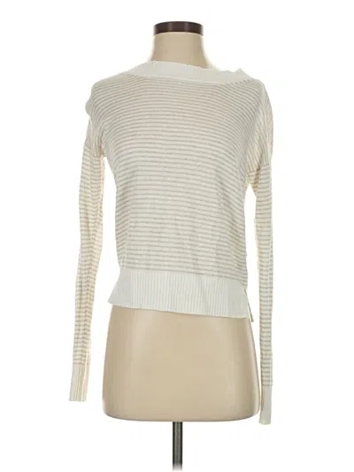 Pre-owned Club Monaco Turtleneck Sweater In White