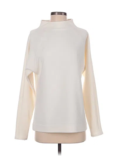 Pre-owned Club Monaco Turtleneck Sweater In White