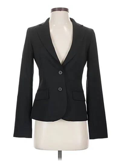 Pre-owned Club Monaco Wool Blazer Jacket In Black