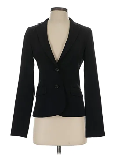 Pre-owned Club Monaco Wool Blazer Jacket In Black
