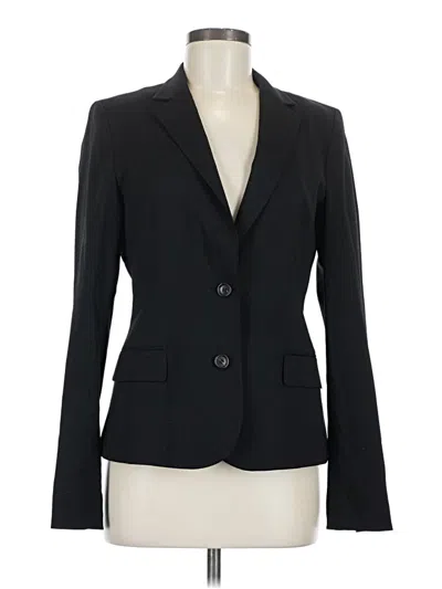 Pre-owned Club Monaco Wool Blazer Jacket In Black