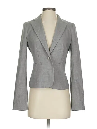 Pre-owned Club Monaco Wool Blazer Jacket In Gray