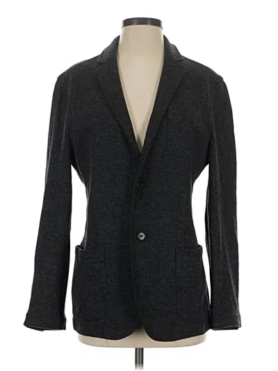Pre-owned Club Monaco Wool Blazer Jacket In Gray