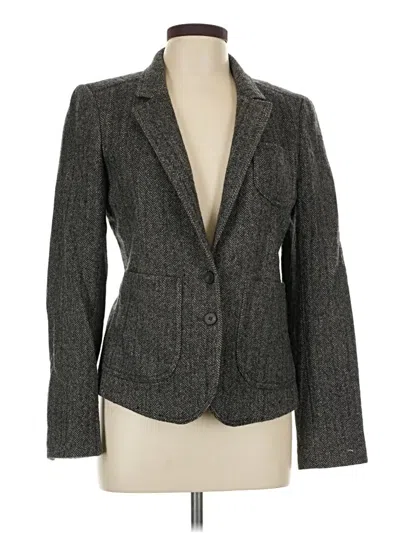 Pre-owned Club Monaco Wool Blazer Jacket In Gray