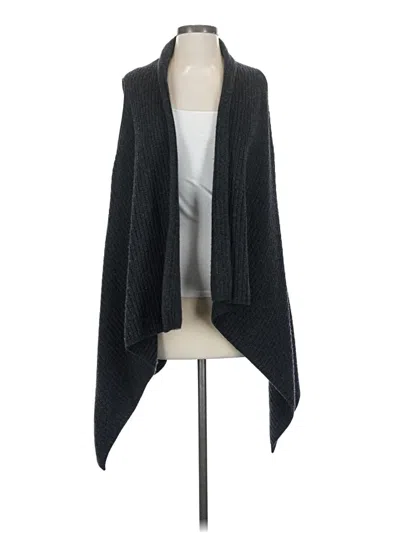 Pre-owned Club Monaco Wool Cardigan Sweater In Black