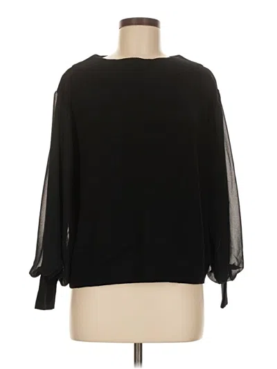 Pre-owned Club Monaco Wool Cardigan Sweater In Black