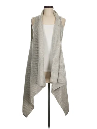 Pre-owned Club Monaco Wool Cardigan Sweater In Gray