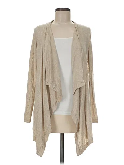 Pre-owned Club Monaco Wool Cardigan Sweater In Tan