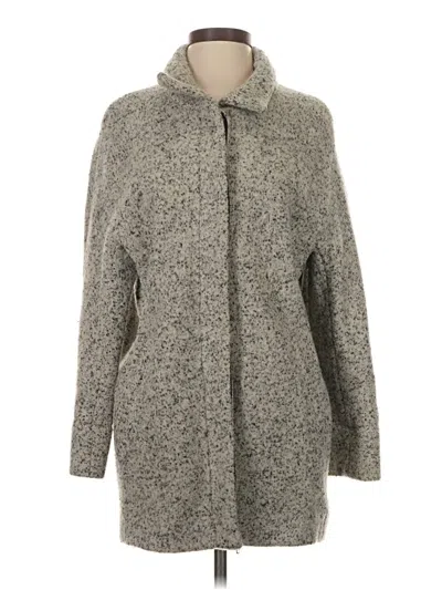 Pre-owned Club Monaco Wool Coat In Gray