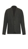 Club Monaco Wool Houndstooth Blazer In 黑色 & 炭色