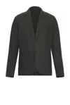 Club Monaco Wool Houndstooth Blazer In Black & Charcoal