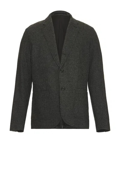 CLUB MONACO WOOL HOUNDSTOOTH BLAZER