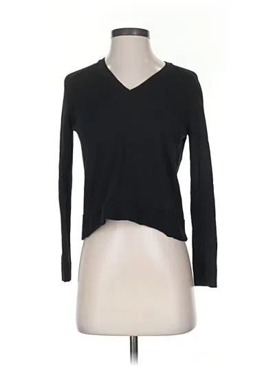 Pre-owned Club Monaco Wool Pullover Sweater In Black