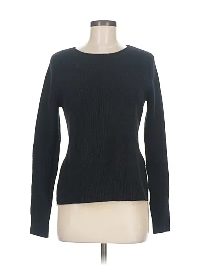 Pre-owned Club Monaco Wool Pullover Sweater In Black