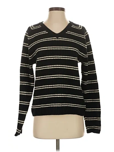 Pre-owned Club Monaco Wool Pullover Sweater In Black