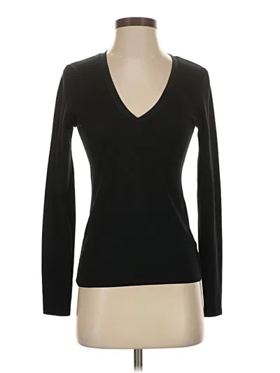 Pre-owned Club Monaco Wool Pullover Sweater In Black