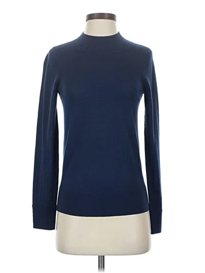 Pre-owned Club Monaco Wool Pullover Sweater In Blue