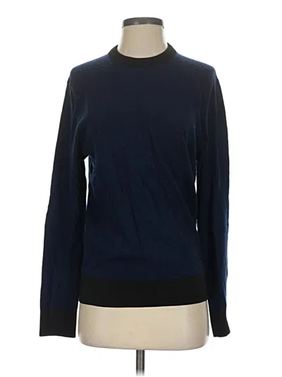 Pre-owned Club Monaco Wool Pullover Sweater In Blue
