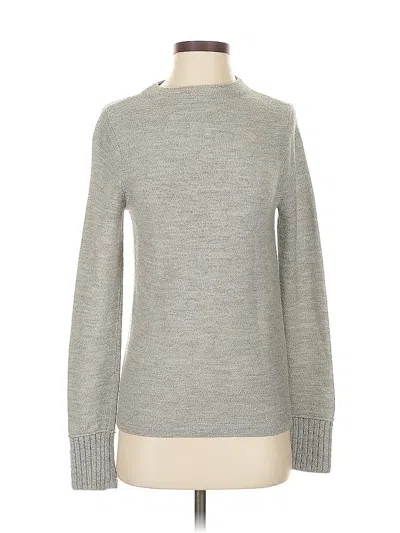 Pre-owned Club Monaco Wool Pullover Sweater In Gray