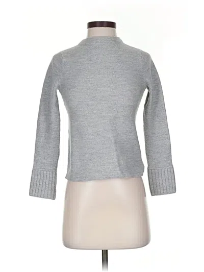 Pre-owned Club Monaco Wool Pullover Sweater In Gray