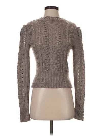 Pre-owned Club Monaco Wool Pullover Sweater In Gray