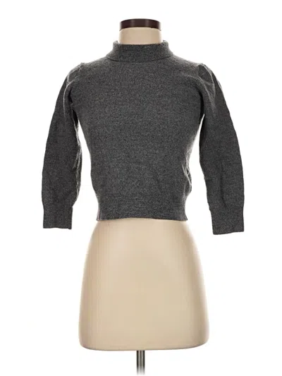 Pre-owned Club Monaco Wool Pullover Sweater In Gray