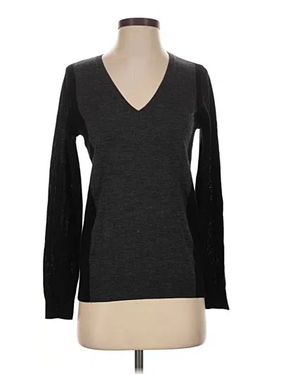 Pre-owned Club Monaco Wool Pullover Sweater In Gray