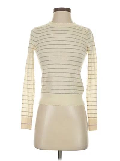 Pre-owned Club Monaco Wool Pullover Sweater In Ivory