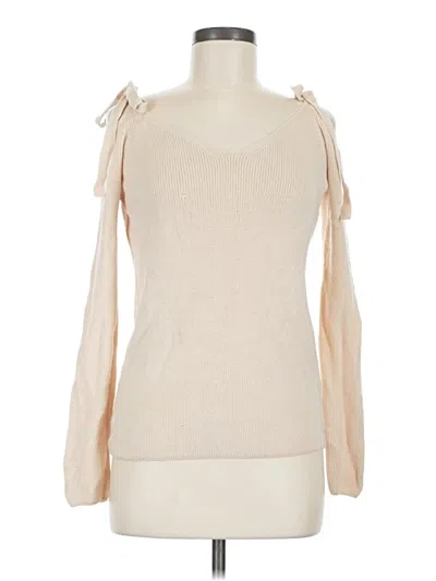 Pre-owned Club Monaco Wool Pullover Sweater In Ivory