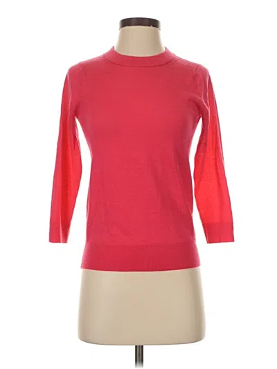 Pre-owned Club Monaco Wool Pullover Sweater In Red