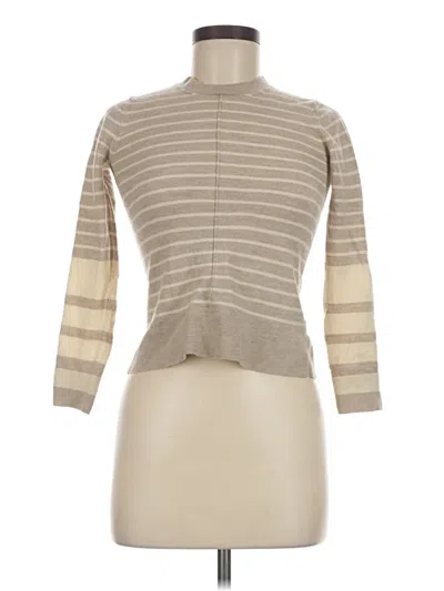 Pre-owned Club Monaco Wool Pullover Sweater In Tan