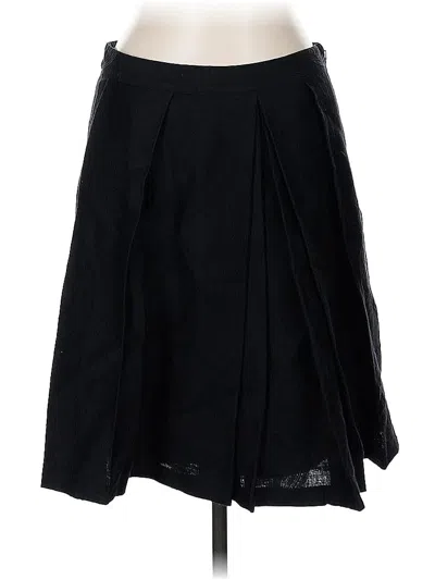 Pre-owned Club Monaco Wool Skirt In Black