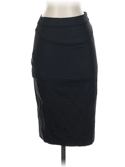 Pre-owned Club Monaco Wool Skirt In Black