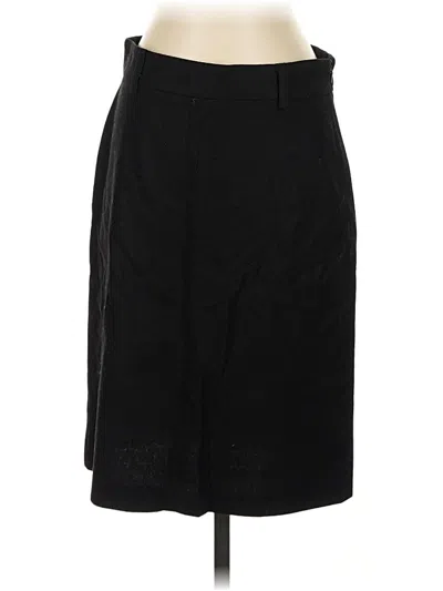 Pre-owned Club Monaco Wool Skirt In Black